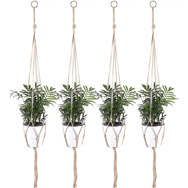 #4 kpl Ripustusköydet - 80cm sisä- ja ulkokasveille