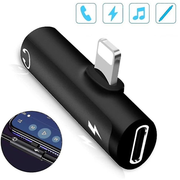 #Huvudtelefonadapter Adapterdelare Lightning-delare Ljudadapter#