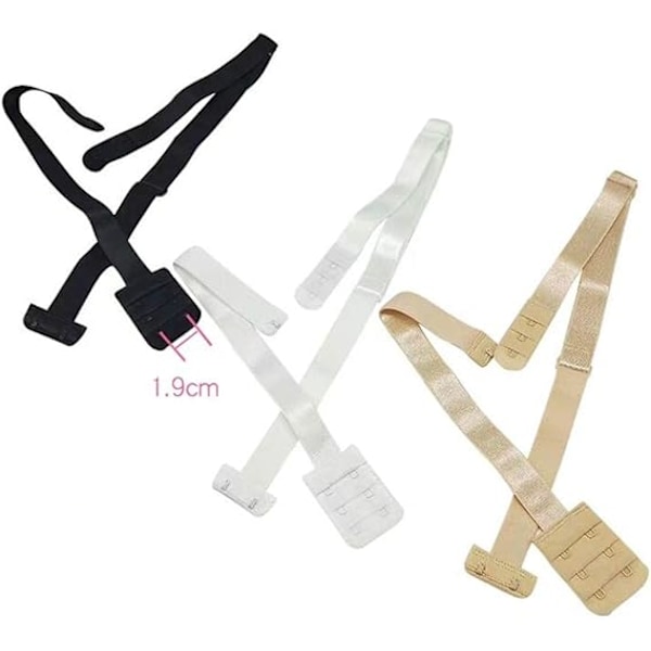 #Bryststropp for lav midje, 1,9 cm 3 stk Ryggløs Kvinne Kjole#