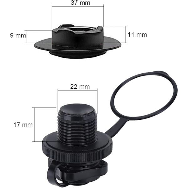#Inflator Spiralventil, 5 stk Luftventiler Ventiladapter Propper, Spiral#