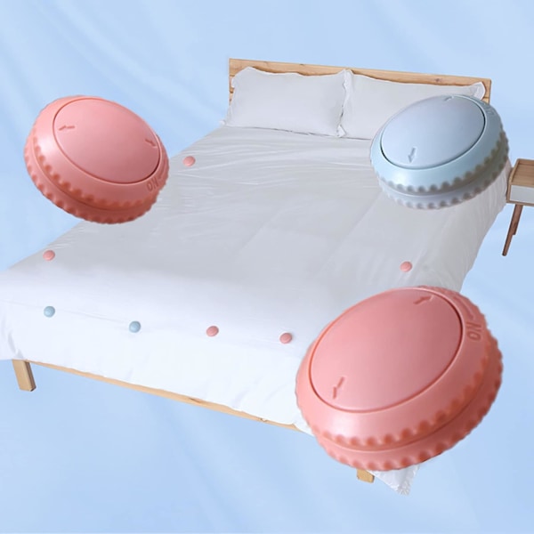 16 stk. Dynetrekk Klips Anti-Skli Senglaken Klips for å Forhindre Fall og Holde på Plass Rosa+Blå 38x18mm/1.49x0.70 Tommer