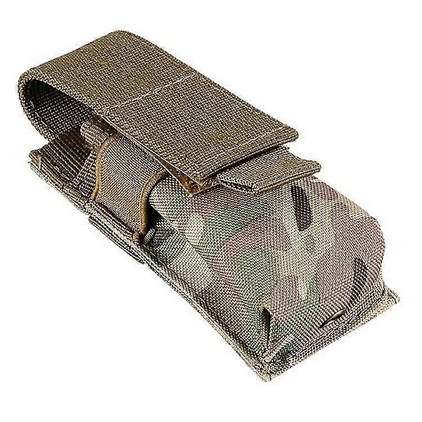 Grön Taktisk M5 Ficklampsväska Mini Nylon Liten Hänge Militär Fan Cs Utomhus Expansion Tränings Tillbehörsväska