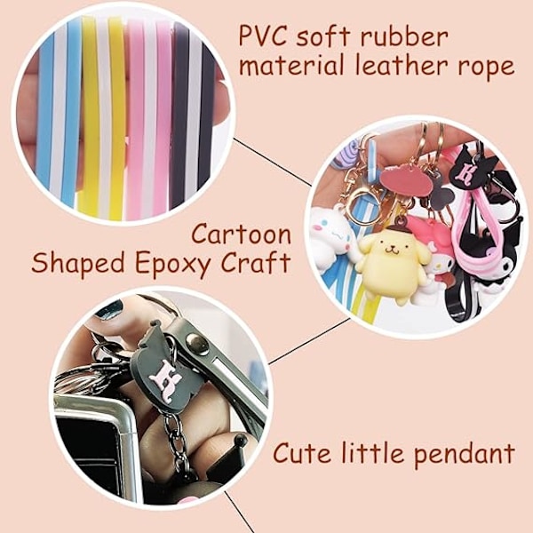 #Lasten avaimenperä, 5 kpl piirretty avaimenperä, Cinnamoroll avaimenperä#