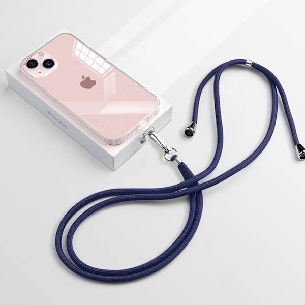 Bærbar Lanyard Halskjede Snøre (1 stk) Svart - Hengende Stropp N
