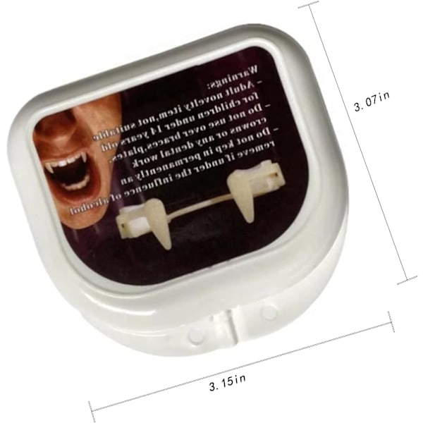 #2 STK Julenisse Tenner, Inntrekkbare Vampyrtann, Cosplay#