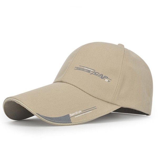 Mörkbeige Justerbar Basebollkeps Golfhatt Motorcykel Trucker C