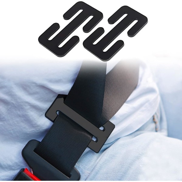 #Metal Sælgurtjusterer, Auto Skulder Nakkestrop Positioner, U#