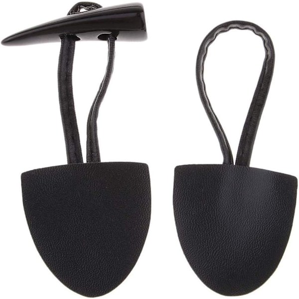10-pack Falskt Läder Toggle-knappar för Kappa, Jacka, Gymväska -