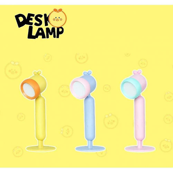 Lasten Söpö Ja Hauska USB-lataus Oppiminen Lukuvalaisin (pinkki)