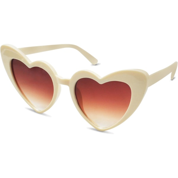 Peach Heart Solbriller Hjerte Solbriller Modebriller til Kvinder