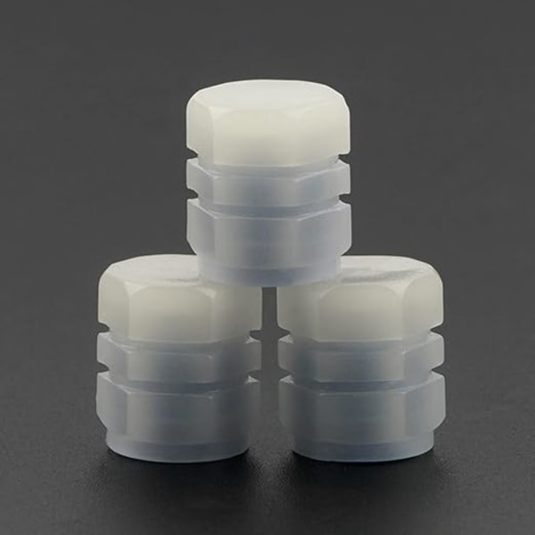 #12-pack Fluorescerande Däckventilkåpor, Universal Luminous#