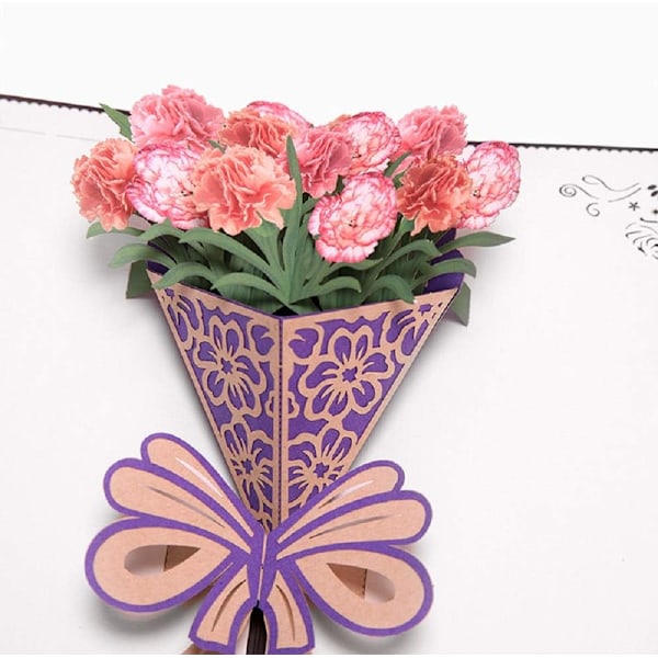 # Mors Dag Kort, Fødselsdagskort til Mor Special, 3D Pop Up Hilsen #