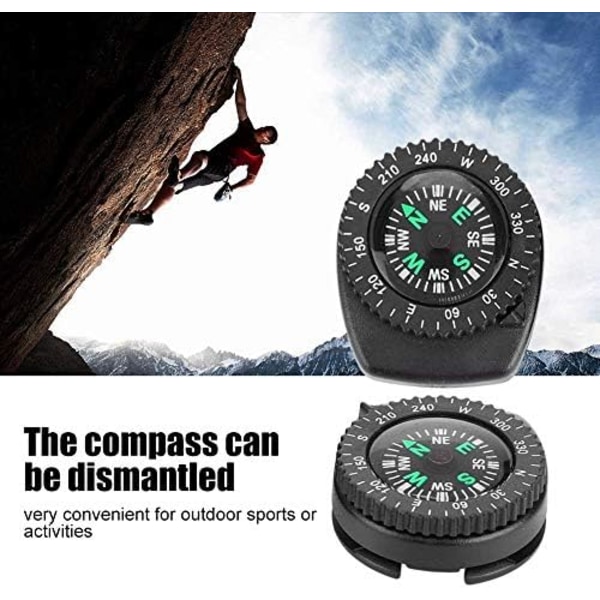 #2 st Handledskompasser, Bärbar Navigationskompass med Armband W#