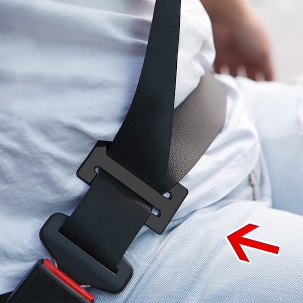 #Metal Sælgurtjusterer, Auto Skulder Nakkestrop Positioner, U#