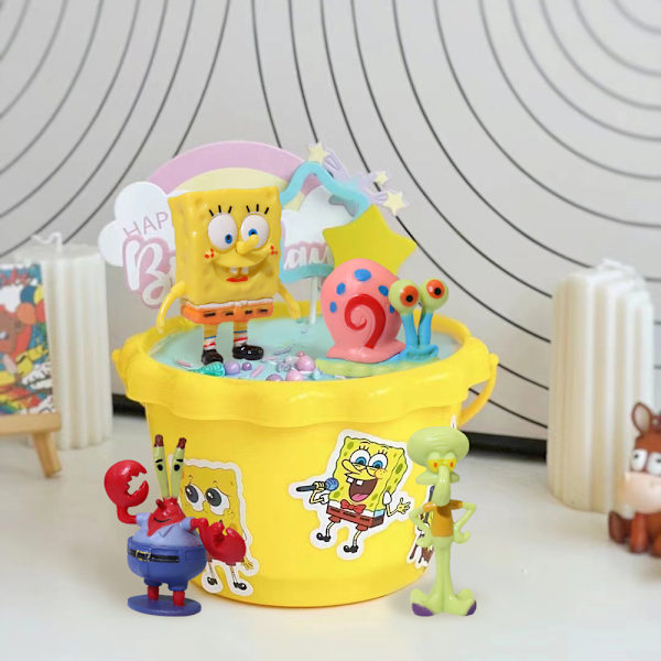 Water Baby 6-delad set med handgjorda akvariefigurer