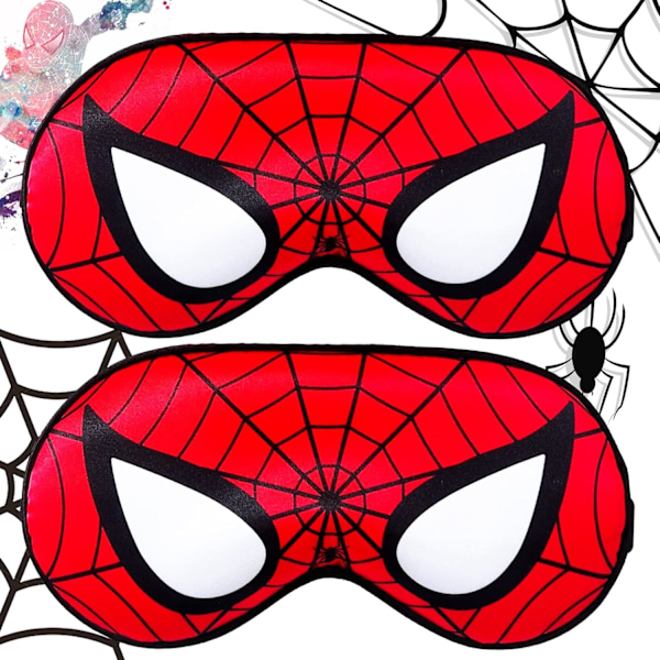 #2 Stykker Søvnmaske, Søvnrejse Blindfold, Natmaske, 3D#