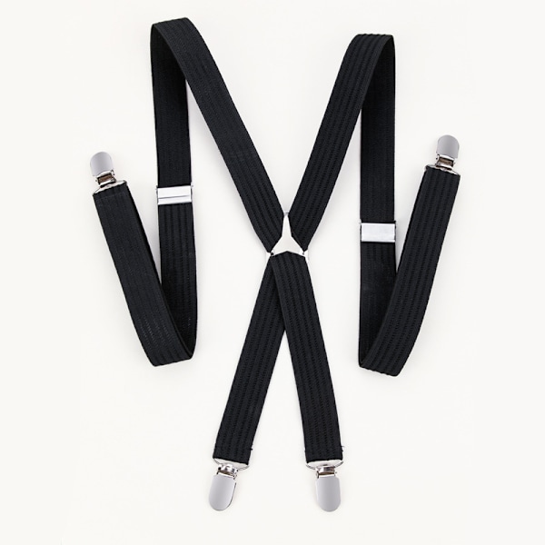 #Extra starka X-formade elastiska hängslen för män med metallklämmor#