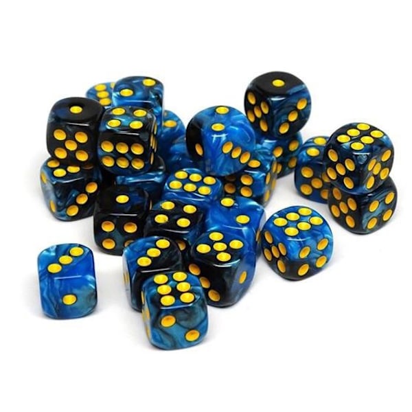 #20 Stykker Polyhedriske Terninger D6 Terninger 6-Sided 16mm Akryl Terninger Spil#