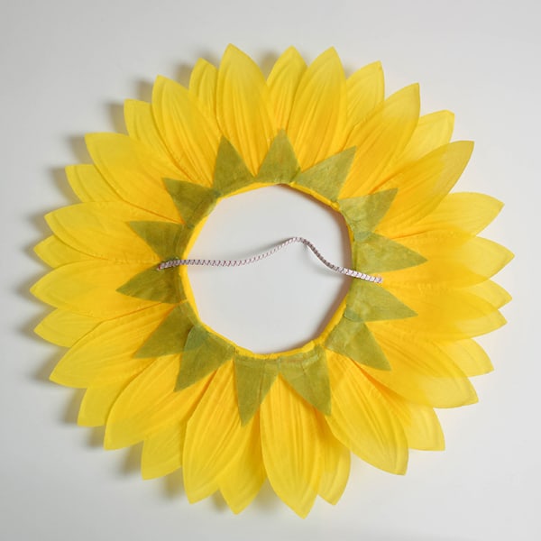 Solsikke hodeplagg (58CM voksen hodeplagg), morsomme rekvisitter for forestillinger