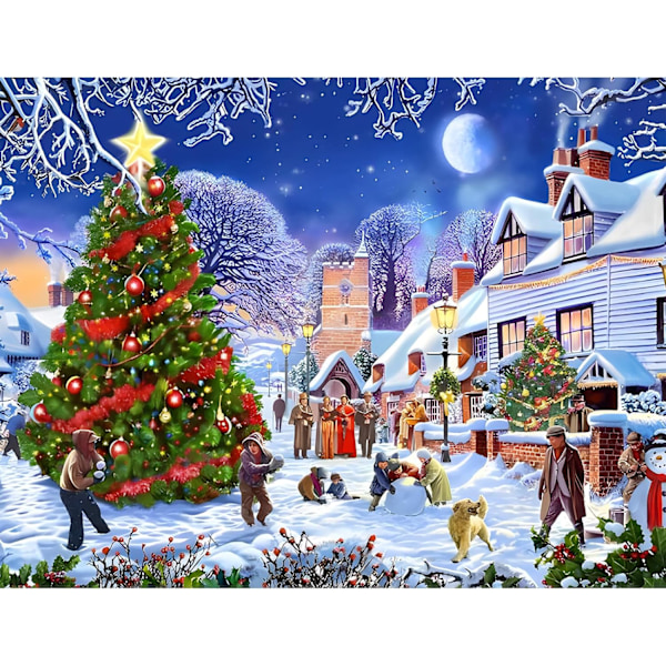 #Juldiamanter för vuxna, vinter 5D diamantmålning#