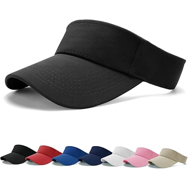 Justerbar Solskærm Kasket Unisex Golf Visor Tennis Solbeskyttelse