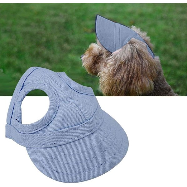 #(S-Blå) Hund Sports Hat Kat Kæledyr Baseball Cap Udendørs Solhat Fas#