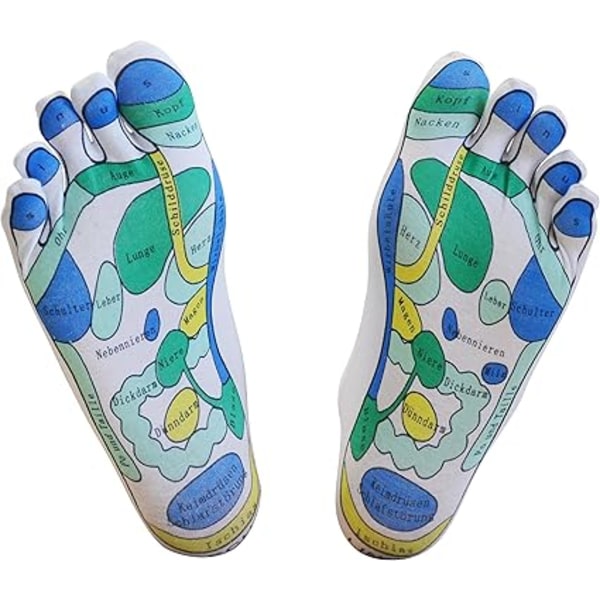 #Reflekszon Sokker, 1 par - Enkel refleksologi til hjemmet, reflekszon#