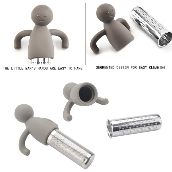 2 stk. Te-infusere Te-infuser til te Te-infuser 304 Rustfrit