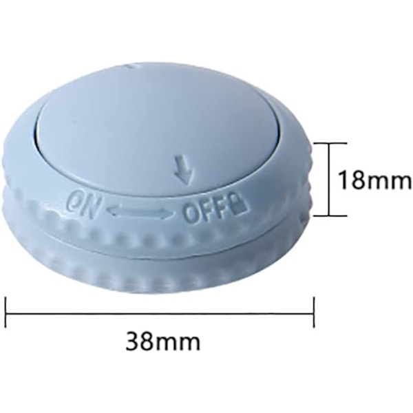 16 stk. Dynetrekk Klips Anti-Skli Senglaken Klips for å Forhindre Fall og Holde på Plass Rosa+Blå 38x18mm/1.49x0.70 Tommer