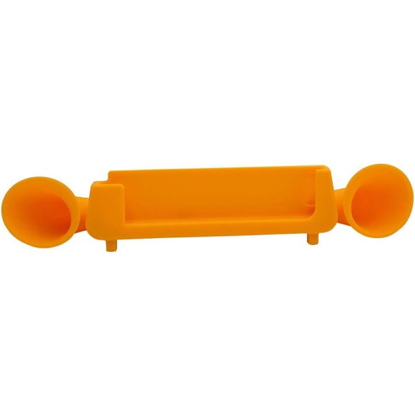 #Dubbel Högtalare Mobiltelefonhållare Silikon Högtalarförstärkare M#