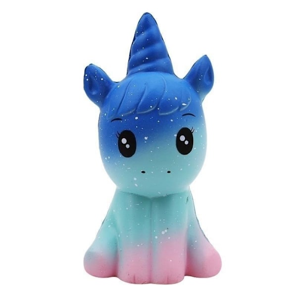 Enhjørning Klemmeleker (Stjerneklar Himmel Farge 12cm*6cm) Stressavlastende