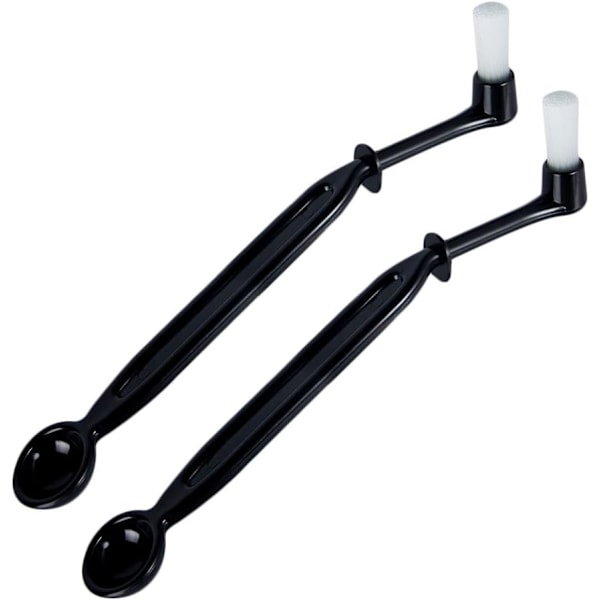 #Set med 2 nylonrengöringsborstar (svarta) för kaffe/espresso-maskiner#