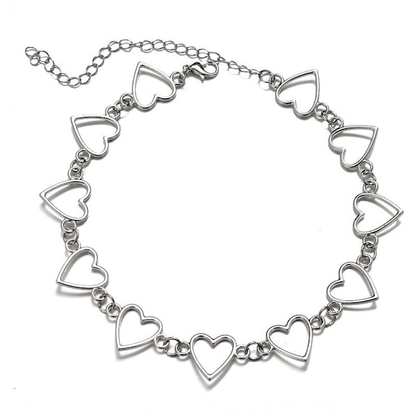 #Enkel besättning hjärta choker hals accessoarer enkel temperament hals#