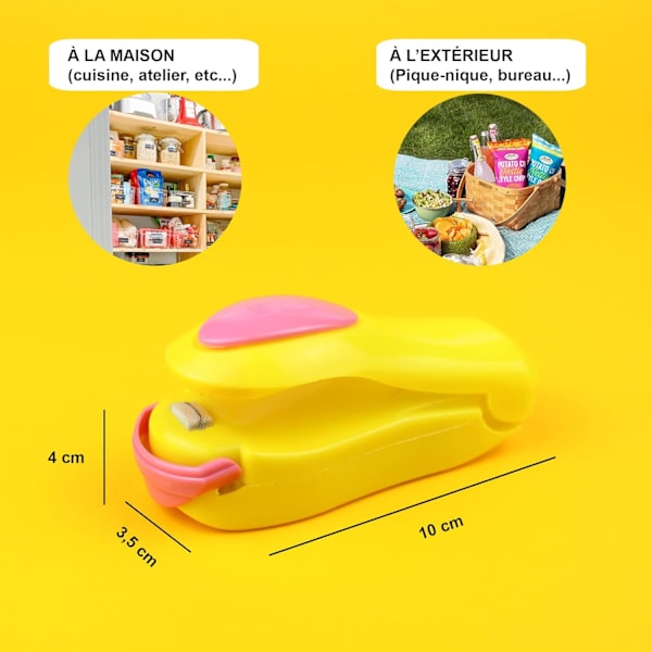 #Mini bærbar varmeforsegler (Lilla), plastposeforsegling maskin,#