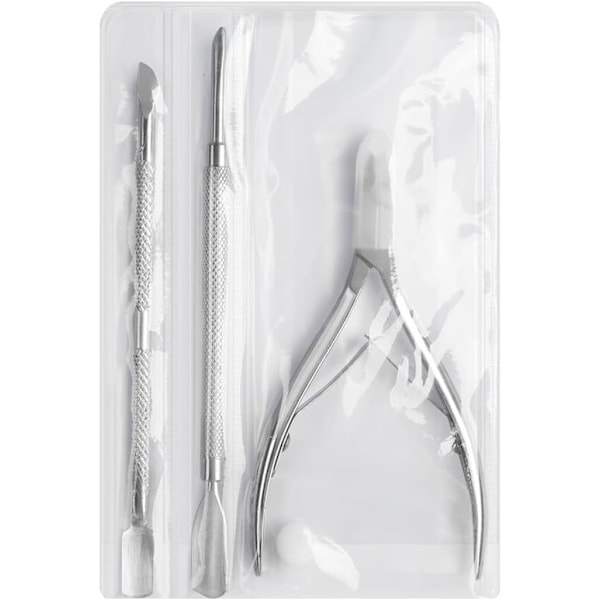 Pusher-spatel, nagelklippare, nagelbandsrensare, nagelbands-pusher