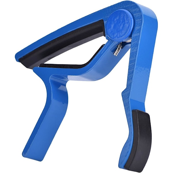 #Akustisk gitarrkapo (blå), 8,3*8,8 cm bärbar snabbväxling, scr#