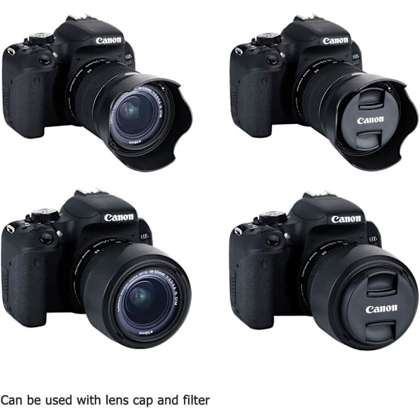 #Linseblænde og UV-filter til Canon EF-S 18-55mm f/3.5-5.6 IS STM R#