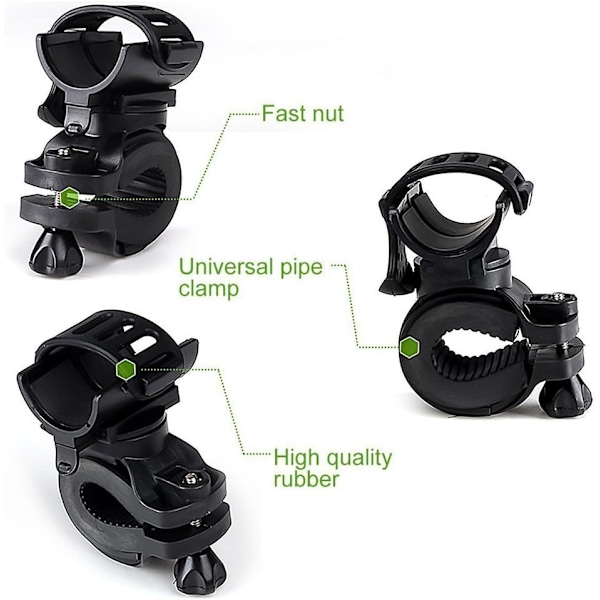 #360 Graders Cykel Lygteholder Cykel Stativ Cykelholder f#