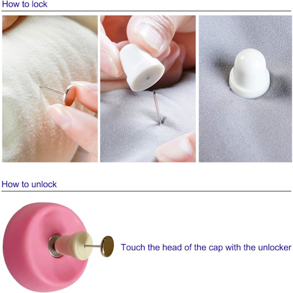 #(8 st med upplåsare)Täcke Klipp, Quilt Klipp Håller Täcke fr#