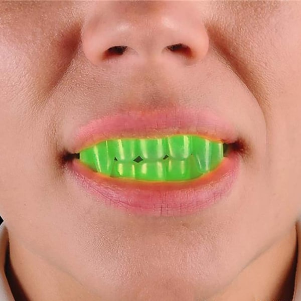 #Halloween Tänder Glow in The Dark Fangs Teeth, Klä upp sig, Låtsas P#