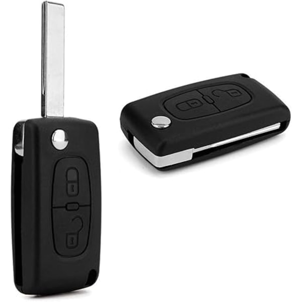 #Nyckelskal Kompatibelt med Citroen C2 C3 C4 C5 Picasso 2 Knappar#