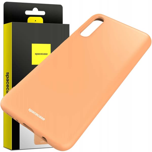 Spacecase Silikonskydd För Samsung Galaxy A70 Orange