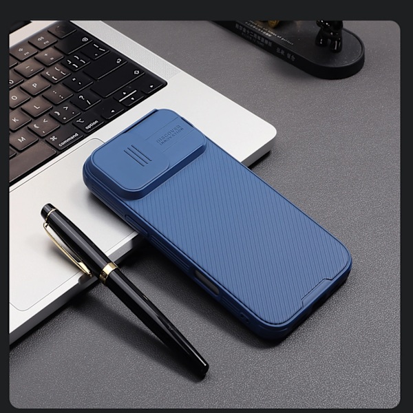 NILLKIN CAMSHIELD PRO MAGNETIC CASE TIL IPHONE 16 - BLÅ