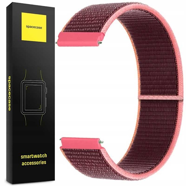 Spacecase Klorrem 20Mm Lila Rosa För Apple Watch 1 2 3 4 5 6 Se