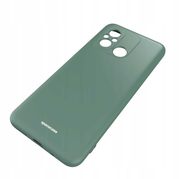 Spacecase Silikonfodral För Xiaomi Redmi 12C Mörkgrön