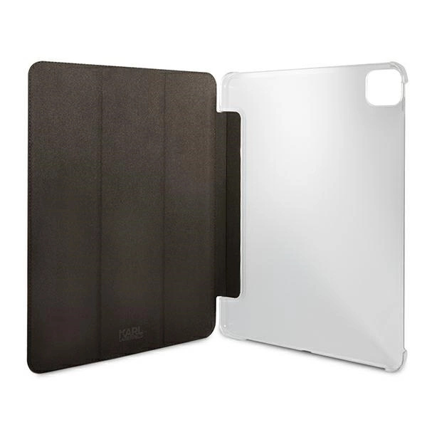 KARL LAGERFELD SAFFIANO IKONIC KARL ETUI TIL IPAD 11" PRO 2021 - SORT