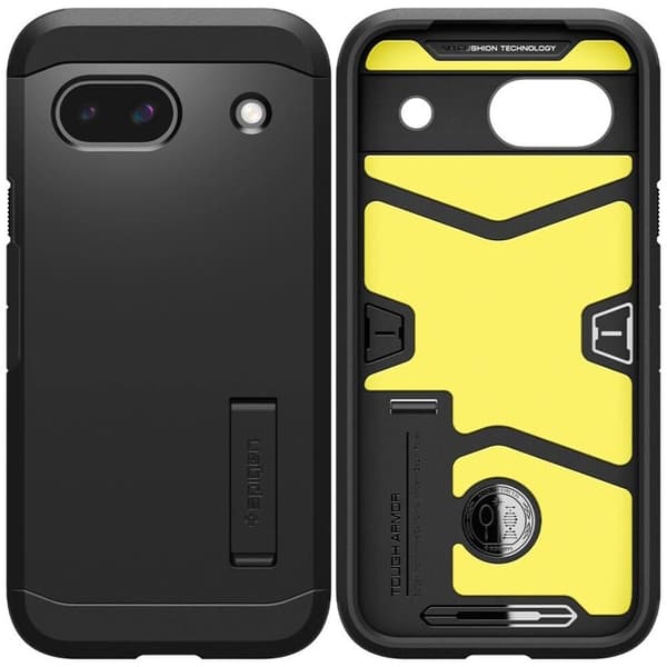Spigen Tough Armor-deksel til Google Pixel 8A - Svart