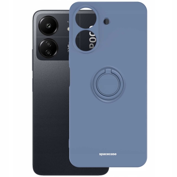 Spacecase Silikonfodral För Xiaomi Redmi 13C 4G Poco C65 Blue