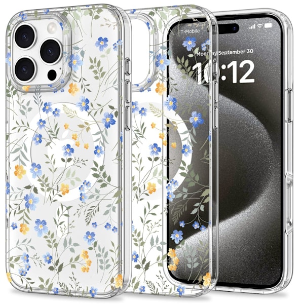 TECH-PROTECT MAGMOOD MAGSAFE IPHONE 16 PRO MAX FORÅRSBLOMSTER