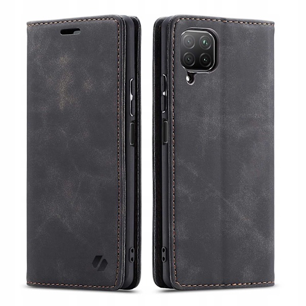 Spacecase Pålånsfodral För Huawei P40 Lite Svart Läder